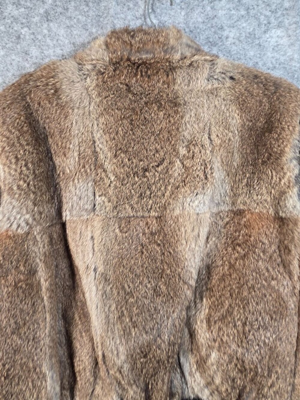 Jamie Sadock Fur Jacket Medium Brown Black Quilted Bomber Coat - Picture 6 of 8